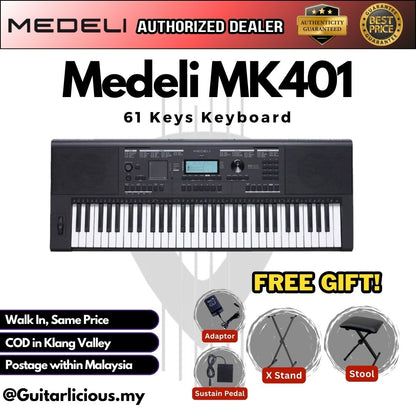 Medeli MK401 61 Keys Keyboard ( MK401 / MK-401 )