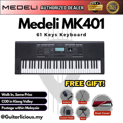 Medeli MK401 61 Keys Keyboard ( MK401 / MK-401 )