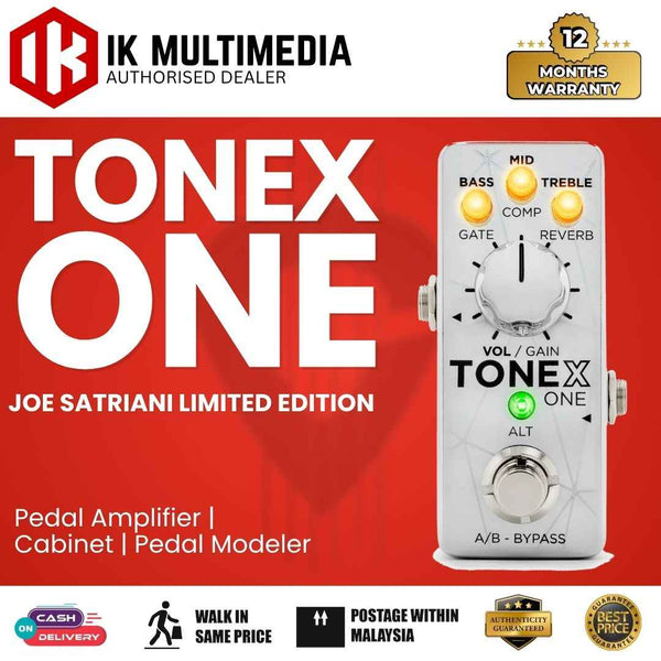 IK Multimedia TONEX One Amplifier/Cabinet/Pedal Modeler, Joe Satriani Limited Edition