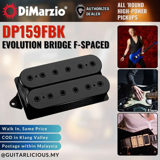 DiMarzio DP159FBK Evolution Bridge F-Spaced