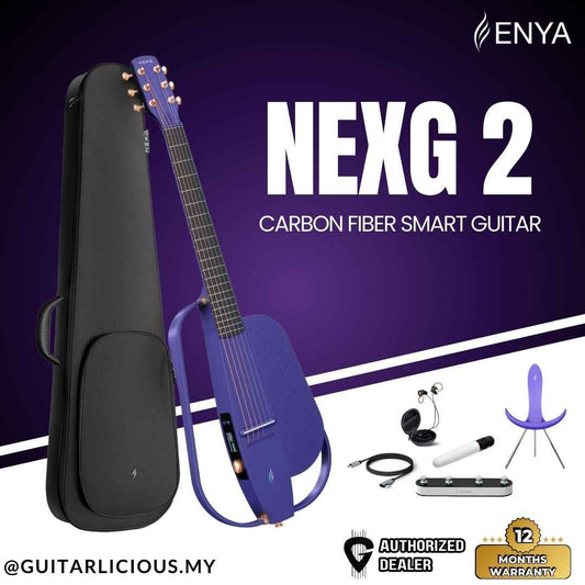 Enya NEXG2 Carbon Fiber Smart Guitar Package Deluxe - Purple