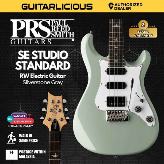 PRS SE Studio Standard RW Electric Guitar, Silvertone Gray