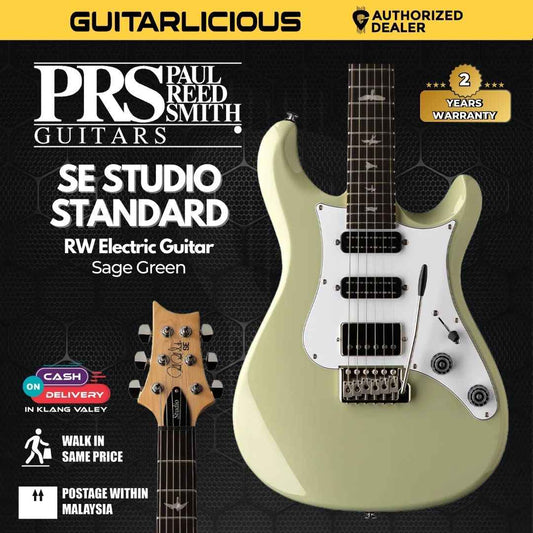 PRS SE Studio Standard RW Electric Guitar, Sage Green