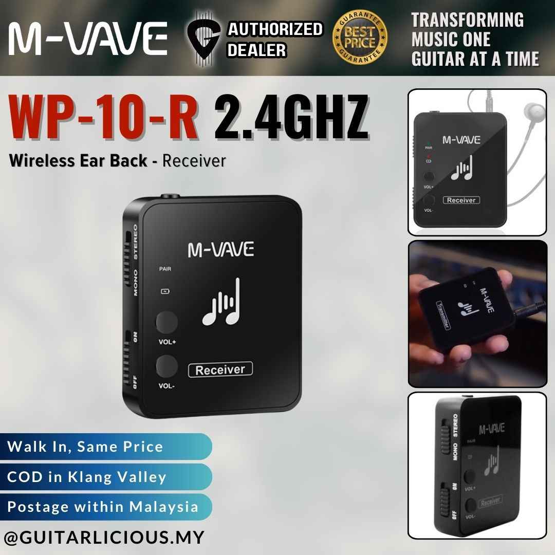 M-Vave WP-10-R 2.4GHz Wireless Ear Back - Receiver