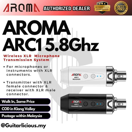Aroma ARC1 5.8Ghz Wireless XLR  Microphone Transmission System ( ARC1 / ARC-1 )
