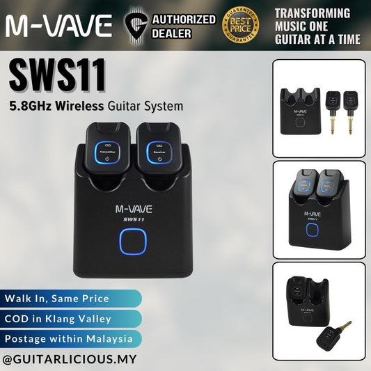 M-VAVE SWS11 5.8GHz Wireless Guitar System