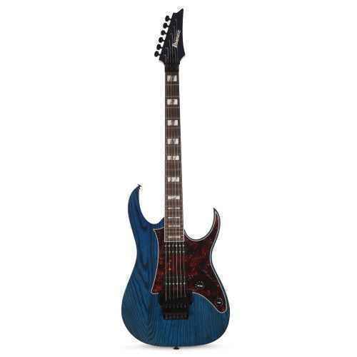 Ibanez RG653DX-TDF Prestige Electric Guitar - Transparent Deep Blue Flat