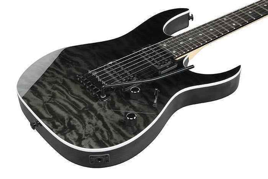 Ibanez Gio GRG120QASP, Art Grain Quilted Maple Top Electric Guitar - Black Gradation