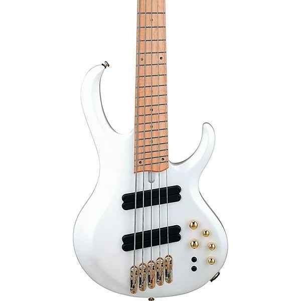 Ibanez BTB605MLM-PWN Multi-scale 5-string Electric Bass - Pearl White Matte