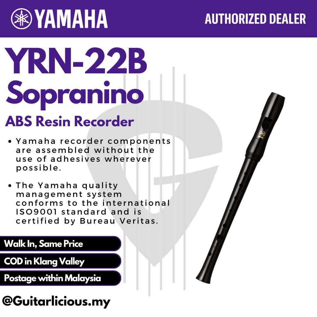 Yamaha YRN-22B Sopranino Recorder