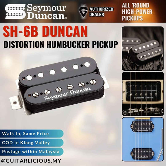 Seymour Duncan SH-6B Duncan Distortion Humbucker Pickup - Bridge - BLACK