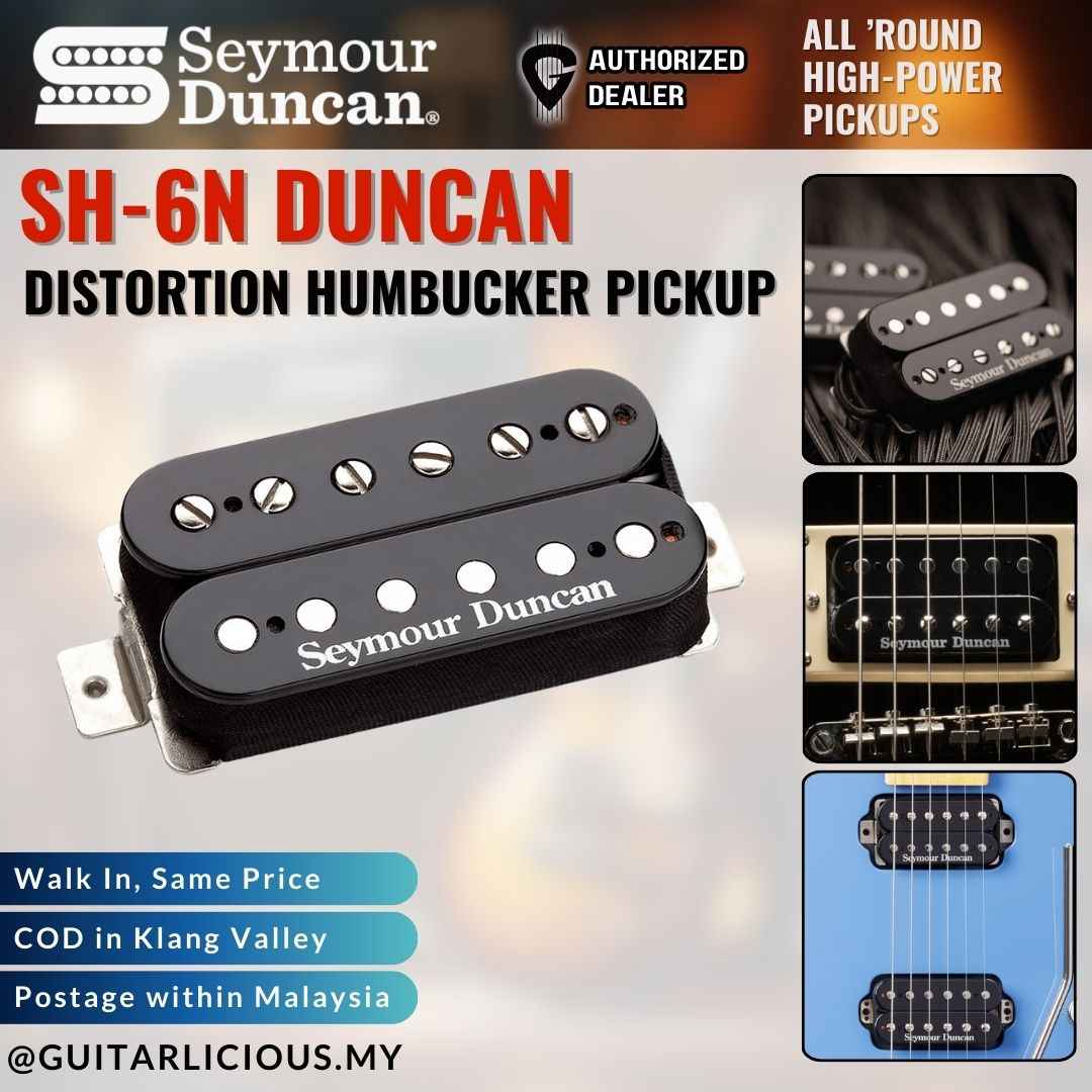Seymour Duncan SH-6N Distortion Humbucker Pickup - Neck - BLACK