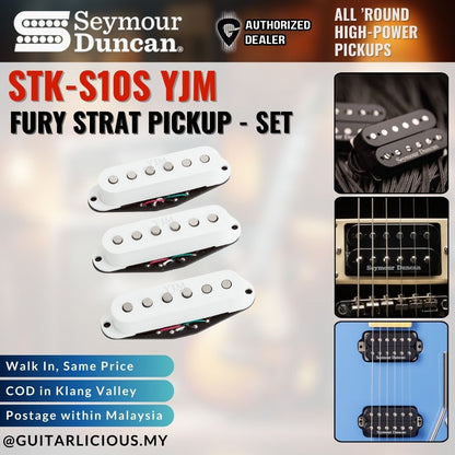 Seymour Duncan STK-S10B YJM Fury Strat Pickup - WHITE - Bridge /  SET