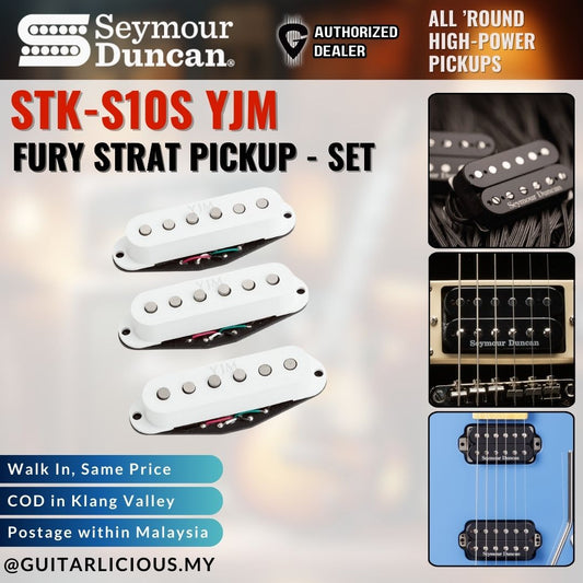Seymour Duncan STK-S10B YJM Fury Strat Pickup - WHITE - Bridge /  SET