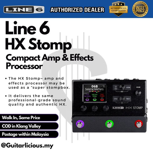 Line 6 HX Stomp Guitar Multi-effects Floor Processor
