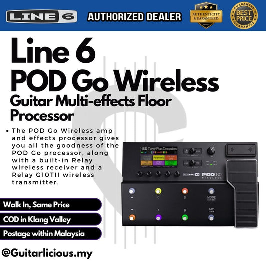Line 6 POD Go Wireless Guitar Multi-effects Floor Processor