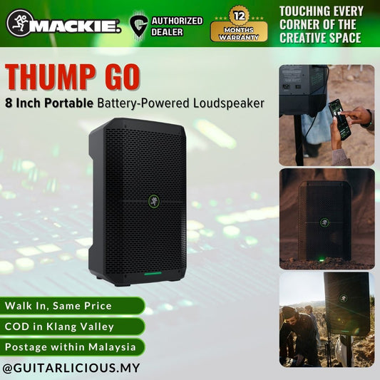 Mackie Thump GO 8 Inch Portable Battery-Powered Loudspeaker