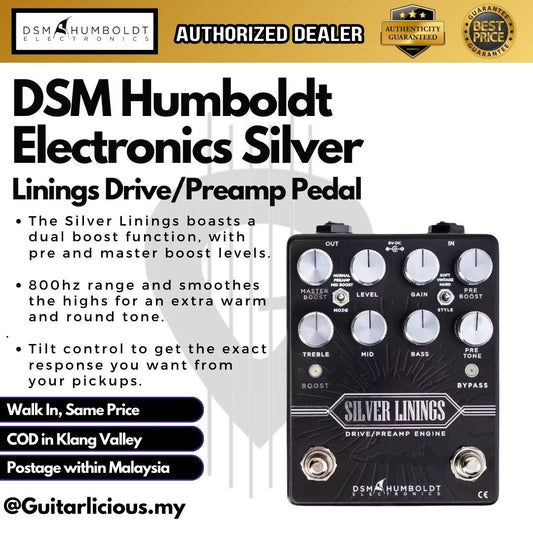 DSM Humboldt Electronics Silver Linings Drive/Preamp Pedal