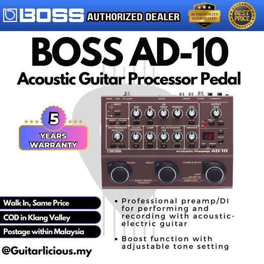 Boss AD-10 Acoustic Guitar Processor Pedal