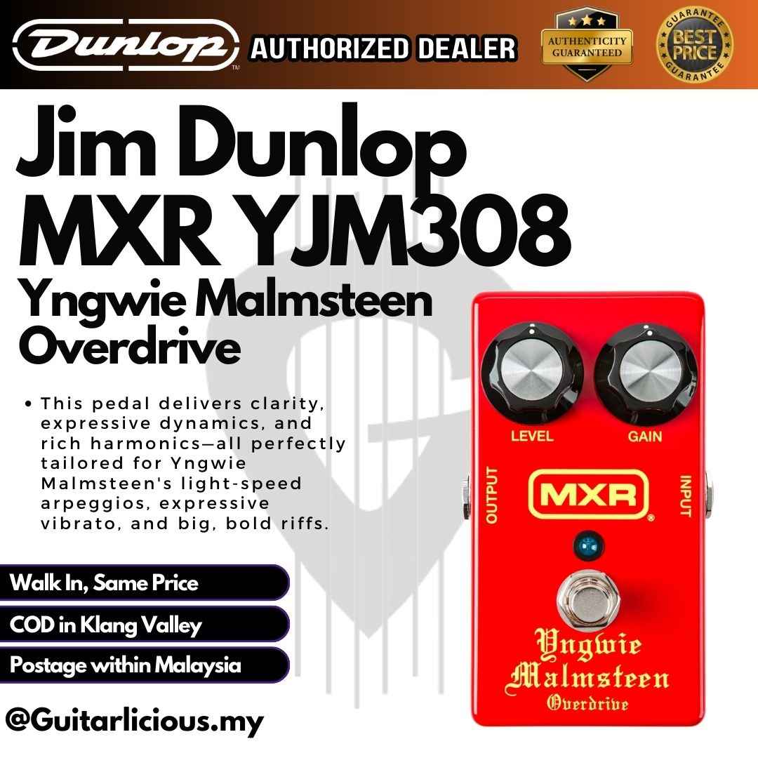 Jim Dunlop MXR YJM308 Yngwie Malmsteen Overdrive