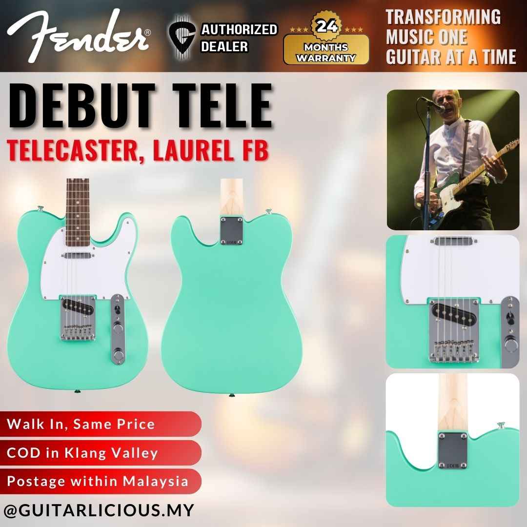Squier Debut Series Telecaster Electric Guitar - Sea Foam Green