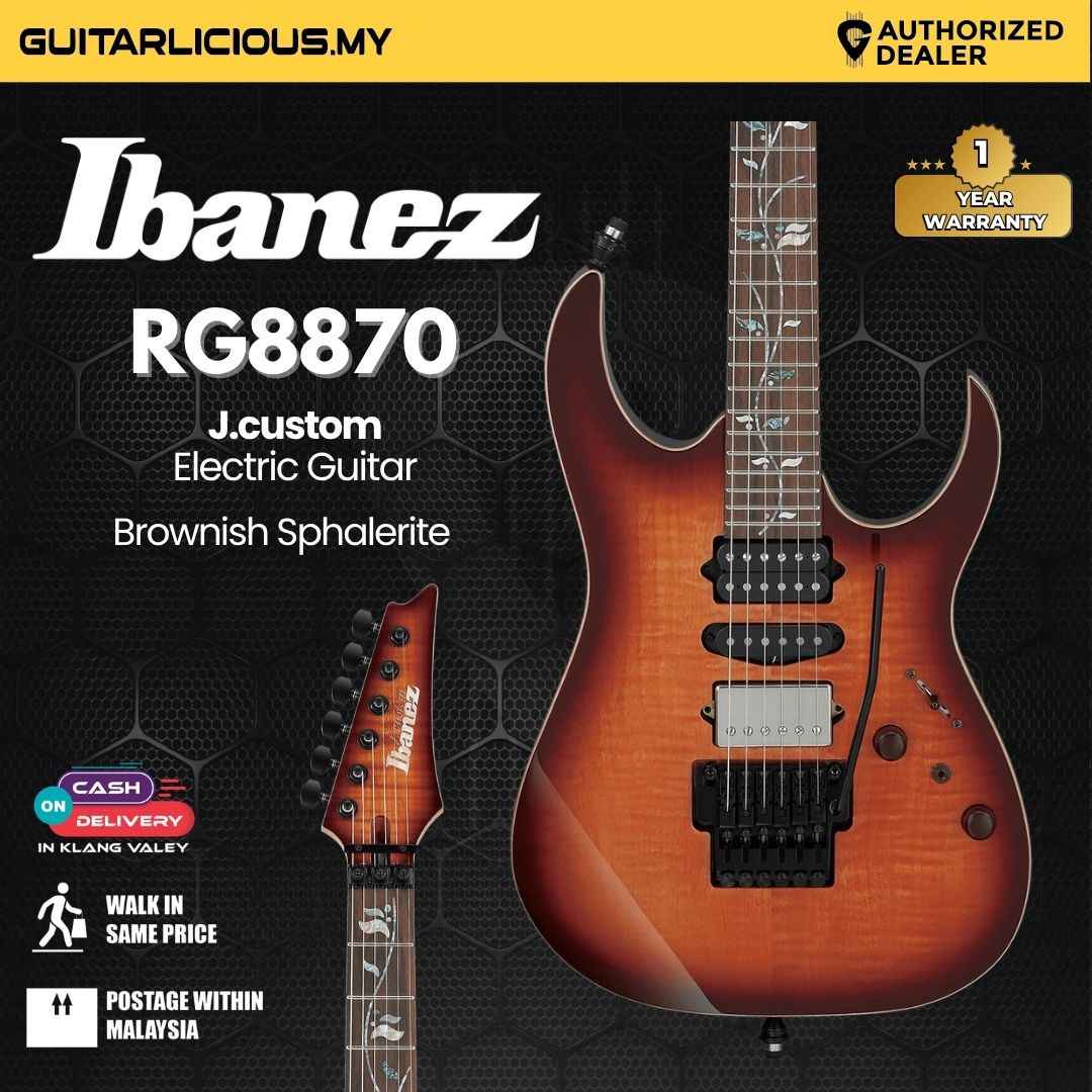 Ibanez RG8870  J.custom Electric Guitar - Brownish Sphalerite