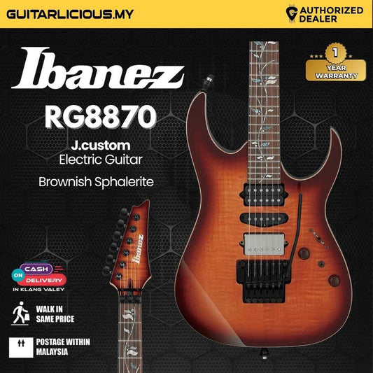 Ibanez RG8870  J.custom Electric Guitar - Brownish Sphalerite