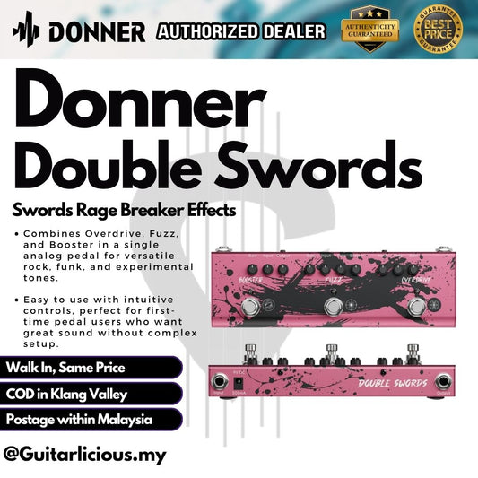 Donner Double Swords Rage Breaker Effects Pedal - ( EC7481)