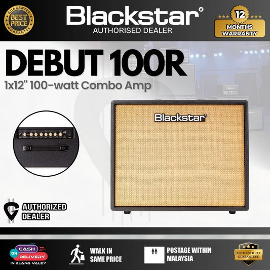 Blackstar Debut 100R 1x12" 100-watt Combo Amp - Black