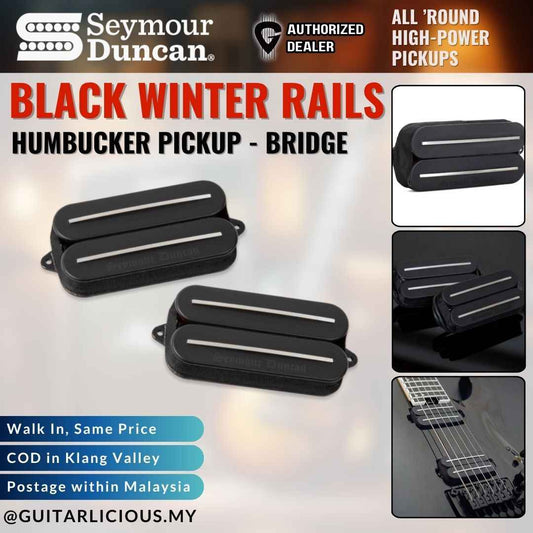 Seymour Duncan Black Winter Rail Humbucker Pickup - Bridge