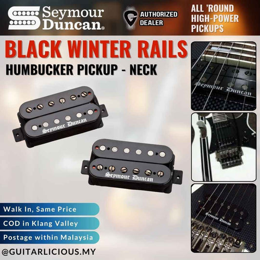 Seymour Duncan Black Winter Rail Humbucker Pickup - Neck