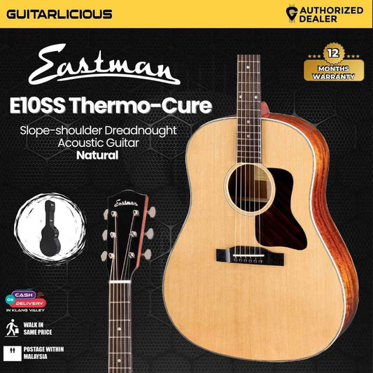 Eastman Guitars E10SS Thermo-cured Slope-shoulder Dreadnought Acoustic Guitar - Natural