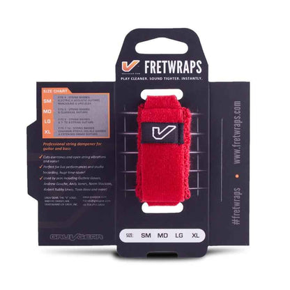 Gruv Gear FretWraps HD "Fire" String Muter Single Pack - Red