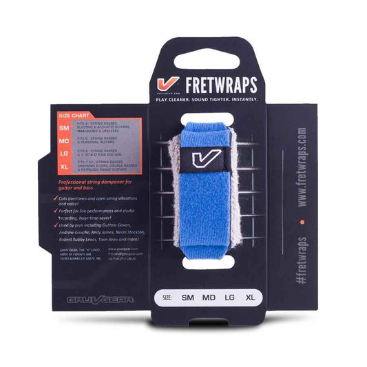 Gruv Gear FretWraps HD "Sky" String Muter Single Pack - Blue