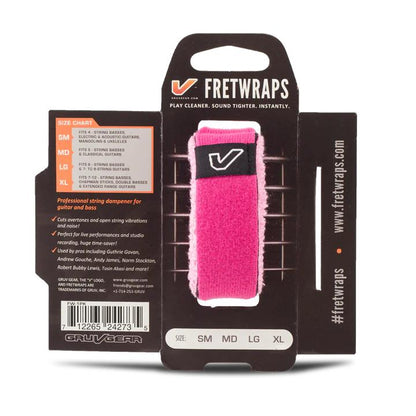 Gruv Gear FretWraps HD "Puff" String Muter Single Pack - Pink