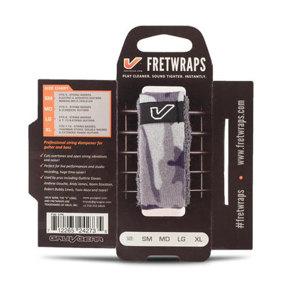 Gruv Gear FretWraps HD "Camo" String Muter Single Pack - White
