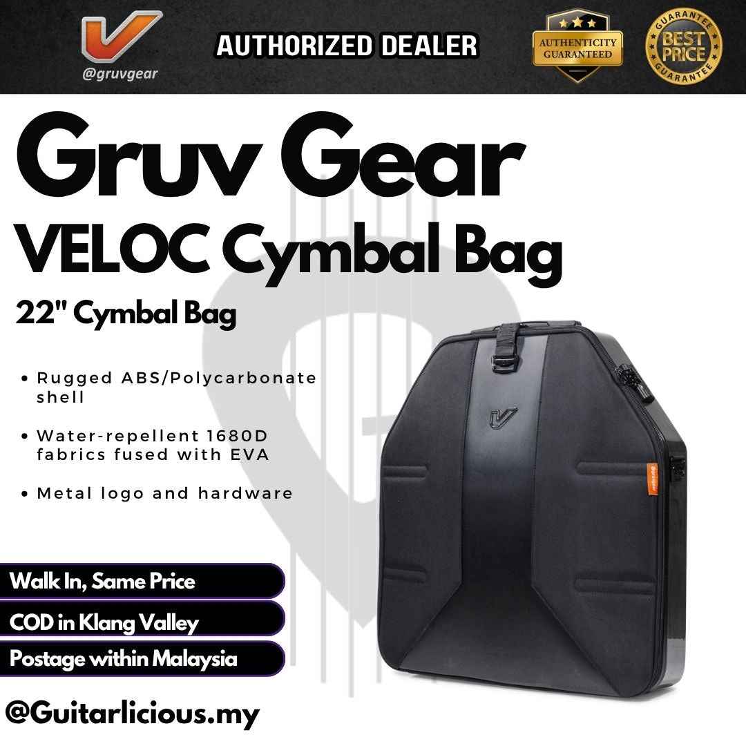 Gruv Gear Veloc 22" Cymbal Bag (Black)