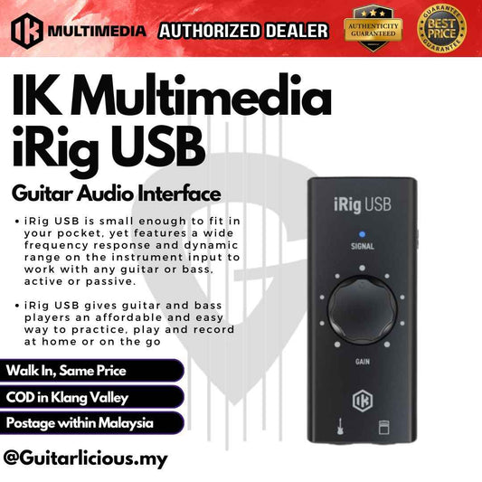 IK Multimedia iRig USB Guitar Audio Interface