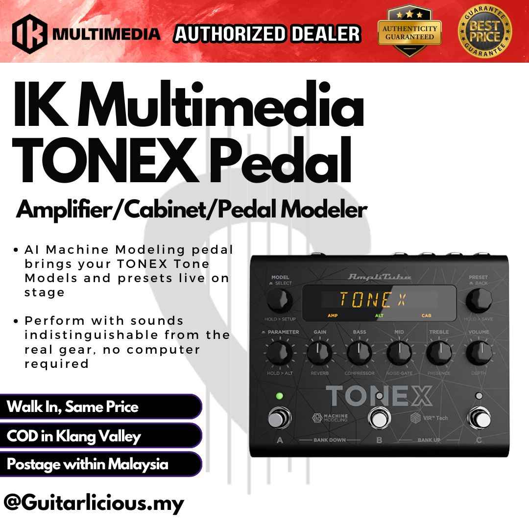 IK Multimedia TONEX Pedal Amplifier/Cabinet/Pedal Modeler