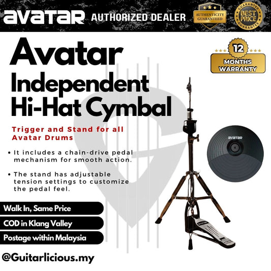 Avatar Independent Hi-Hat Cymbal, Trigger and Stand for all Avatar Drums