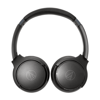 Audio Technica ATH-S220BT Closed Back Dynamic On Ear Wired and Wireless Bluetooth Headphone - Black