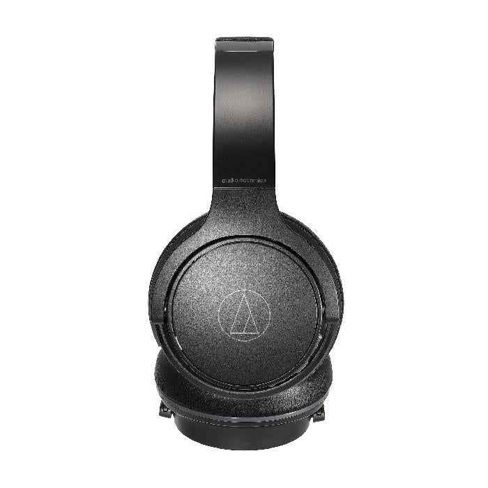 Audio Technica ATH-S220BT Closed Back Dynamic On Ear Wired and Wireless Bluetooth Headphone - Black