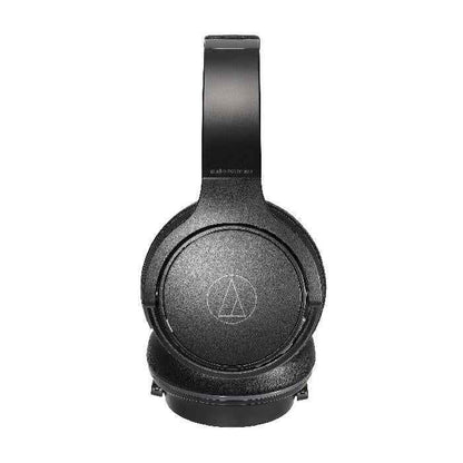 Audio Technica ATH-S220BT Closed Back Dynamic On Ear Wired and Wireless Bluetooth Headphone - Black
