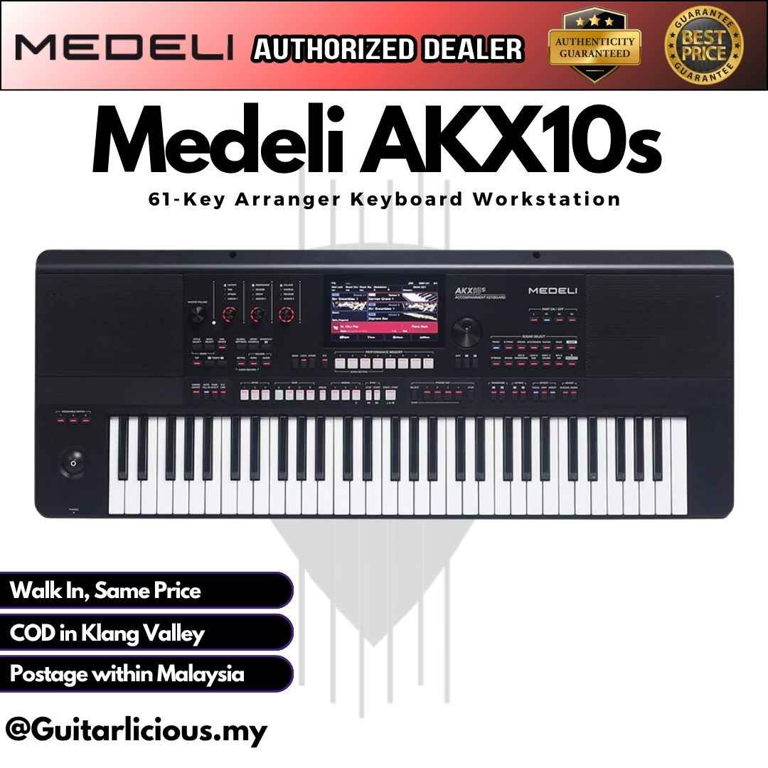 Medeli AKX10s 61-Key Arranger Keyboard Workstation - ( AKX10s / AKX 10s )