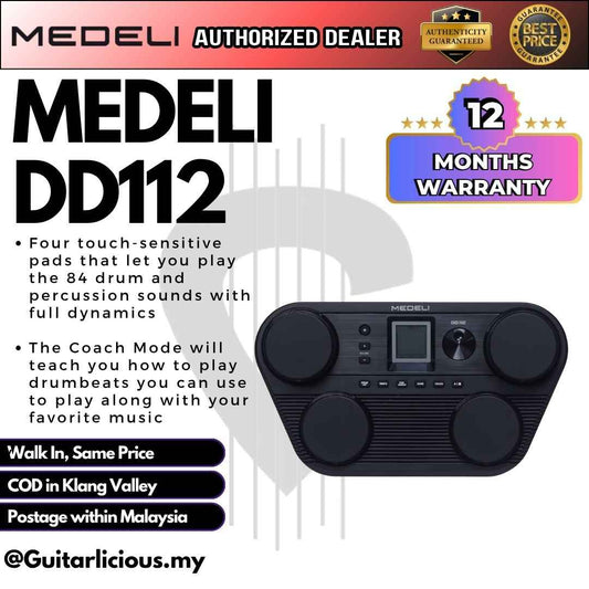 Medeli DD112 Portable Tabletop Electric Drum with Built In Speaker ( DD 112 / DD-112 )