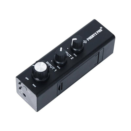 Phenyx Pro PWM-10 Dual-Channel Wired in-Ear Monitor Amplifier Stereo/Mono Mode Portable IEM for Live