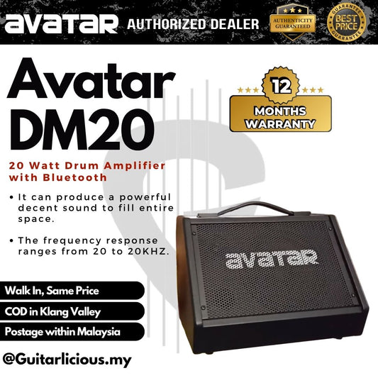 Avatar DM20, 20 Watt Drum Amplifier with Bluetooth ( DM20 / DM-20 / HXW )