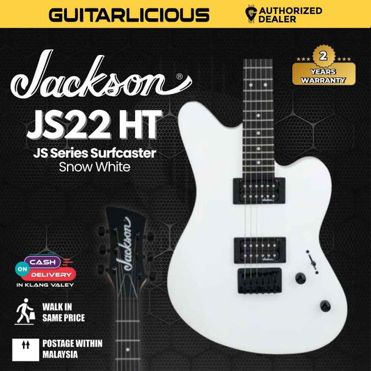 Jackson JS Series Surfcaster JS22 HT Electric Guitar, Snow White