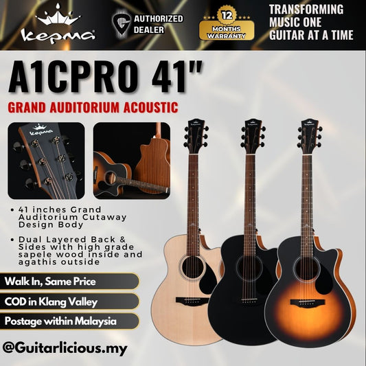 Kepma A1CPRO 41" Grand Auditorium Acoustic Guitar ( A1C-PRO )