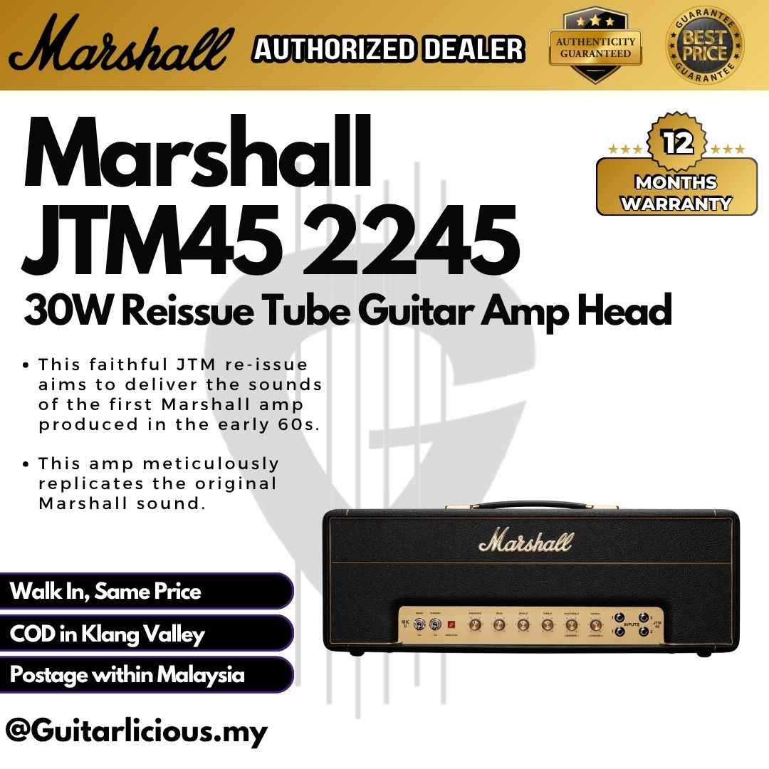 Marshall JTM45 2245 30W Reissue Tube Guitar Amp Head